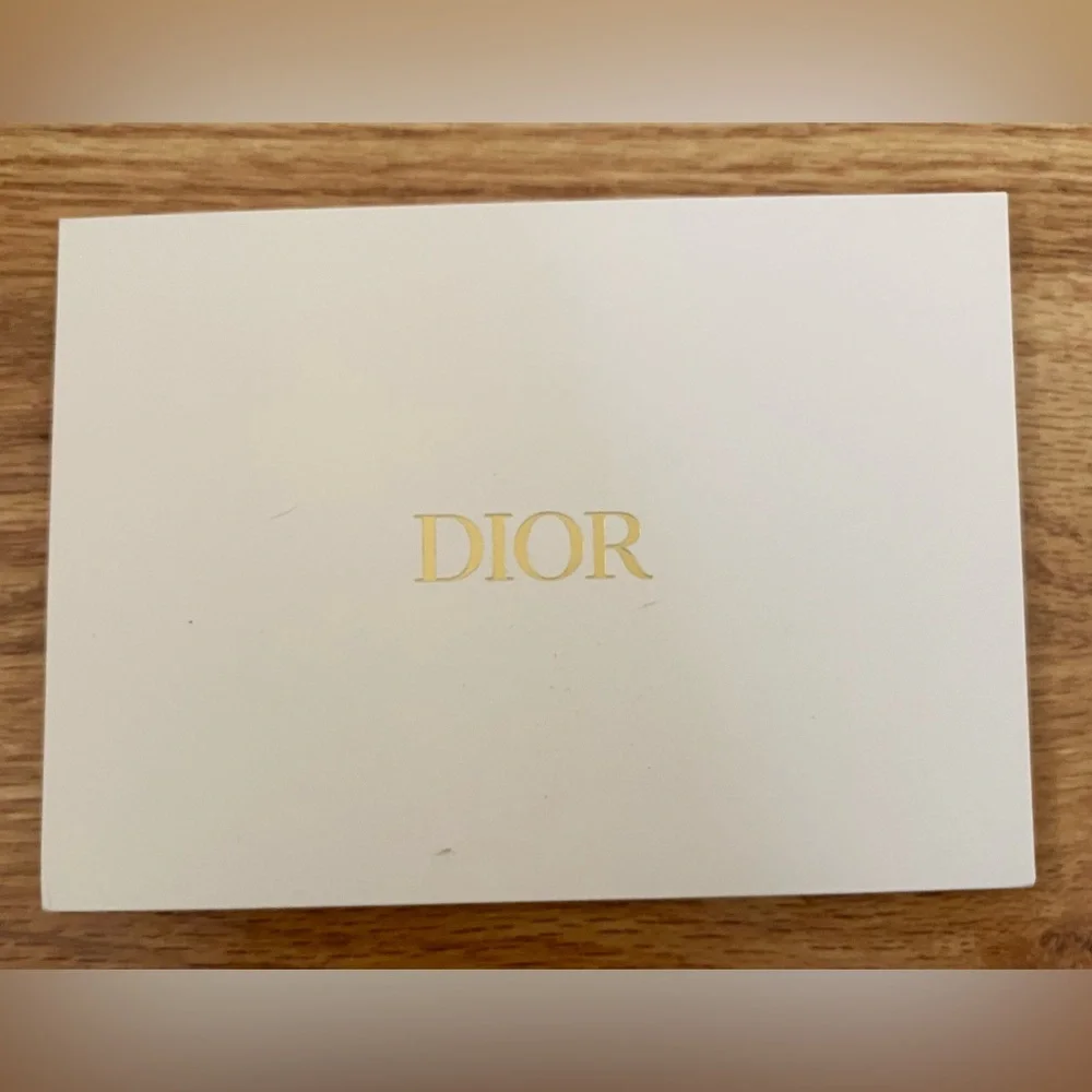 Dior Cream and Gold Valentine Card New
